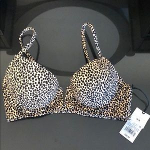 Target Women's Light Lift V-Wire Ribbed Bikini Top